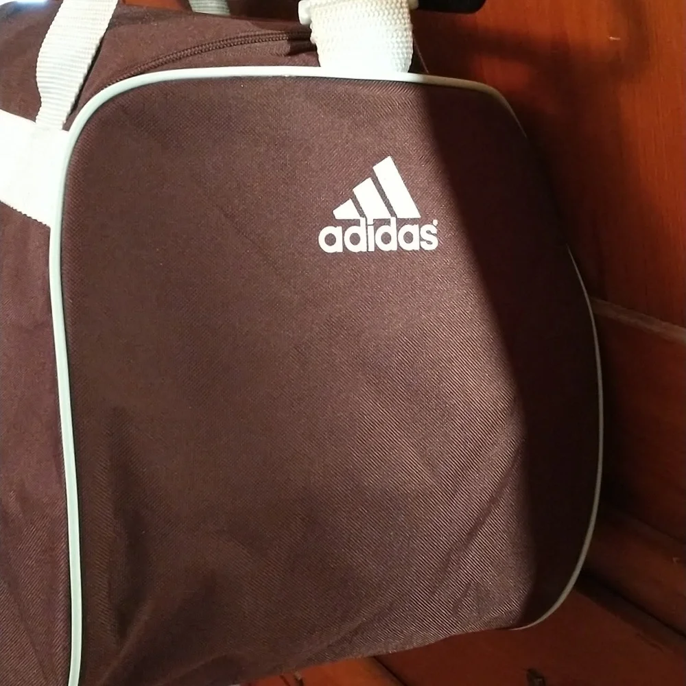 Adidas Brown/Blue Gym Bag - Picture 3 of 5